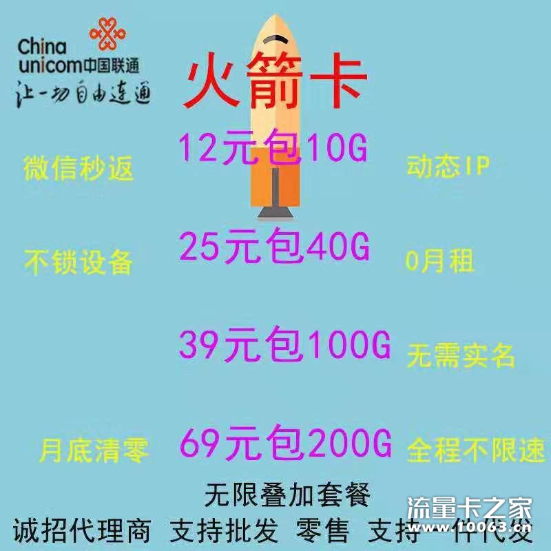 联通卡，返利秒返，政策高