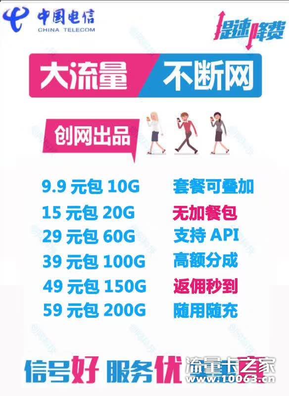 【创网】扬天卡电信、联通，招代理，秒返俑