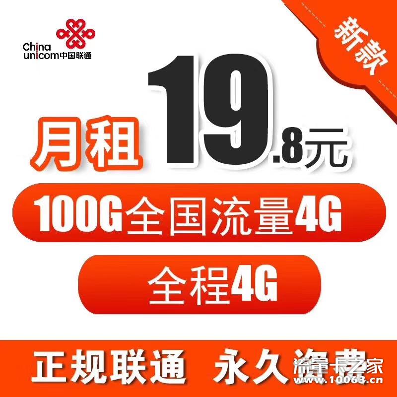 正规资源，19月租100G不限速
