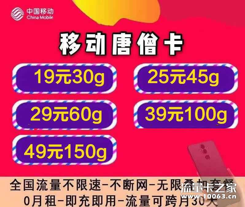 全网最稳移动卡，网速飞快独立二维码充值系