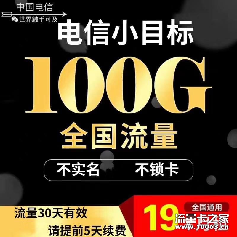电信5G卡100G