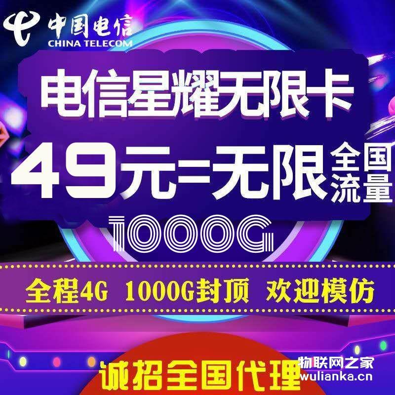 【1000G】不虚量！全程4G不限速