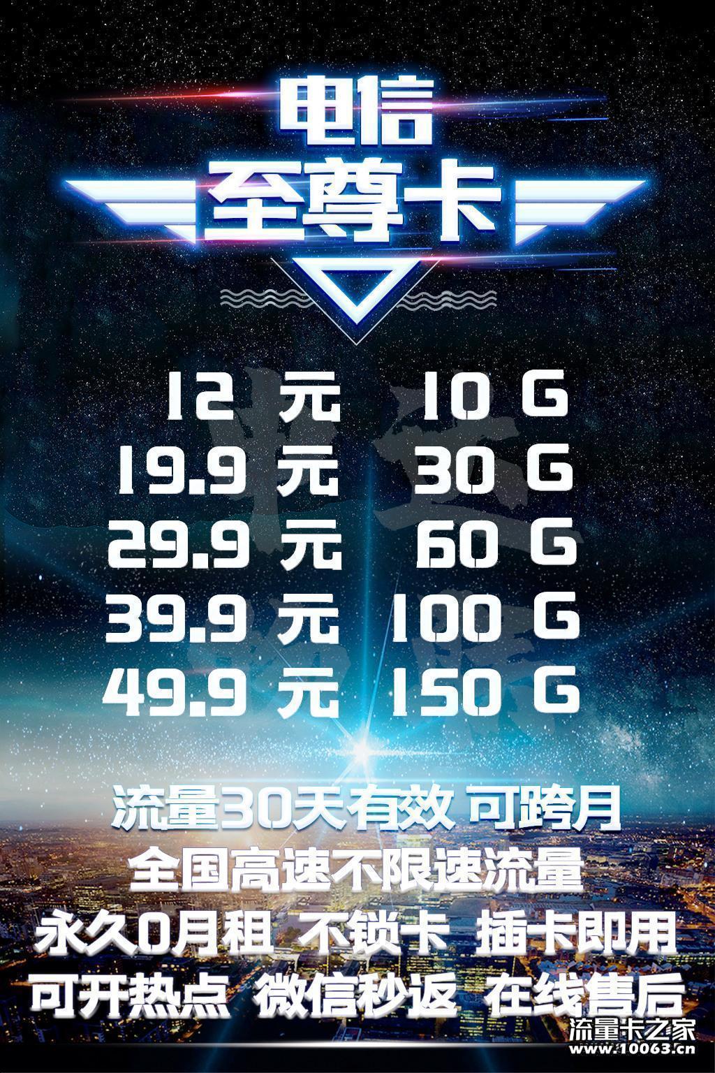申达电信极速卡 电信至尊卡 诚招代理