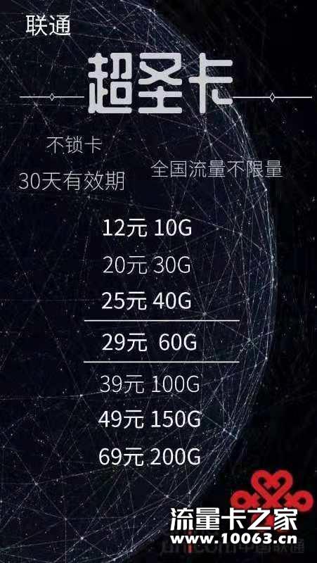 联通高返佣流量卡