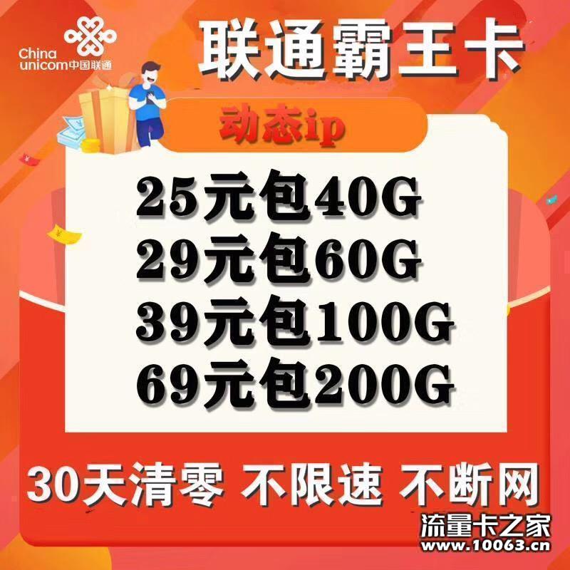 【霸王卡】卡1不锁卡动态IP
