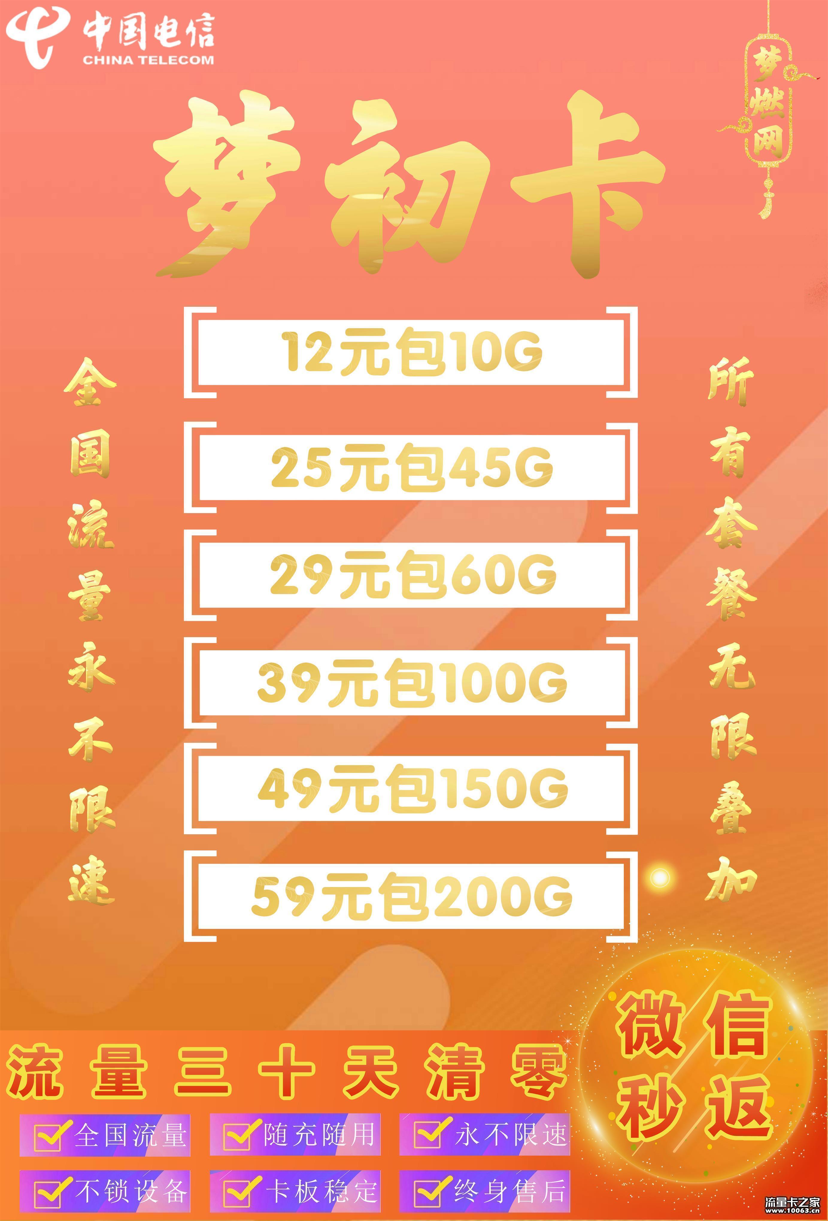 电信卡板0.5返利47%可跨月 动态ip